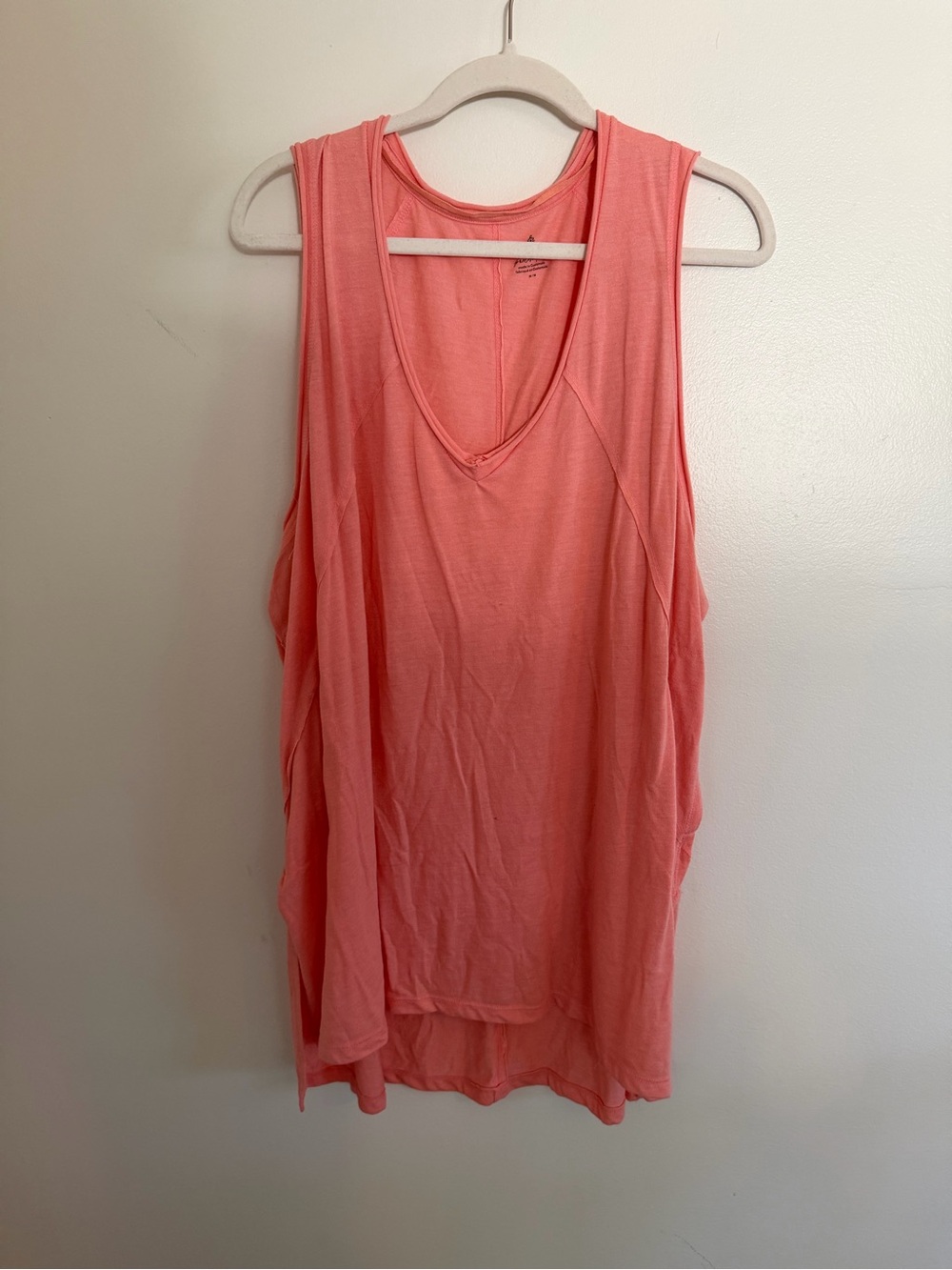 FP Movement by Free People Coral Sleeveless V-Neck Tank